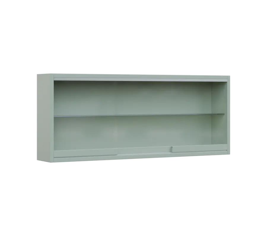 RE VT - 400 vitrína, 400x1000x150, pastelově zelená